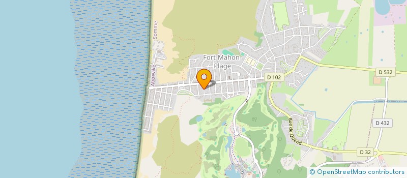 localisation de l'entreprise SCI LES CIGOGNES  FORT-MAHON-PLAGE