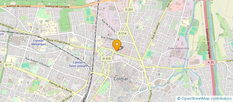 localisation de l'entreprise SCI LES CIGOGNES  ECULLY