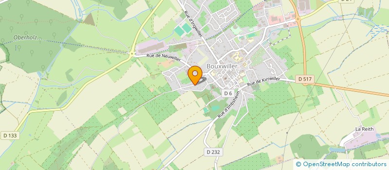 localisation de l'entreprise SCI LES CIGOGNES  BOUXWILLER