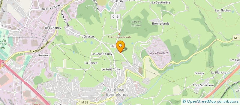 localisation de l'entreprise SCI LES CIGOGNES  SAINT-JEAN-BONNEFONDS