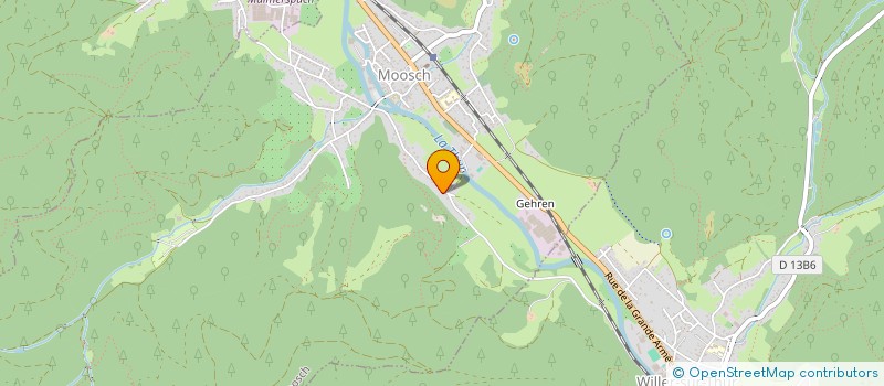 localisation de l'entreprise SCI LES CIGOGNES  MOOSCH