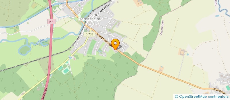 localisation de l'entreprise SCI LES CIGOGNES  HERBITZHEIM