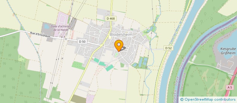 localisation de l'entreprise SCI LES CIGOGNES ENSISHEIM  FESSENHEIM