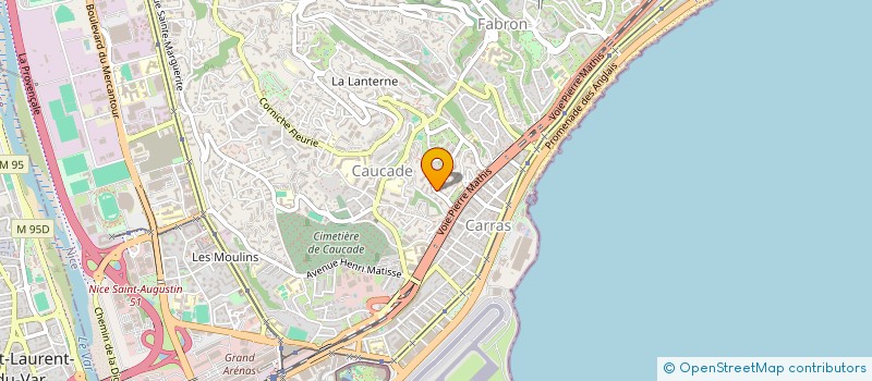 localisation de l'entreprise SCI LES CIMES à NICE