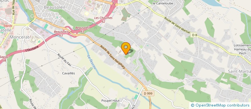 localisation de l'entreprise SCI LES CIMES  MONTAUBAN