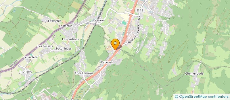 localisation de l'entreprise SCI LES CIMES AUDYANG  CRANVES-SALES