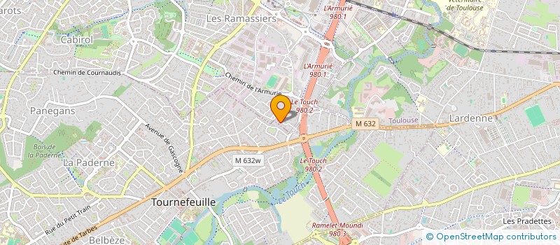 localisation de l'entreprise SCI LES CINQ à COLOMIERS
