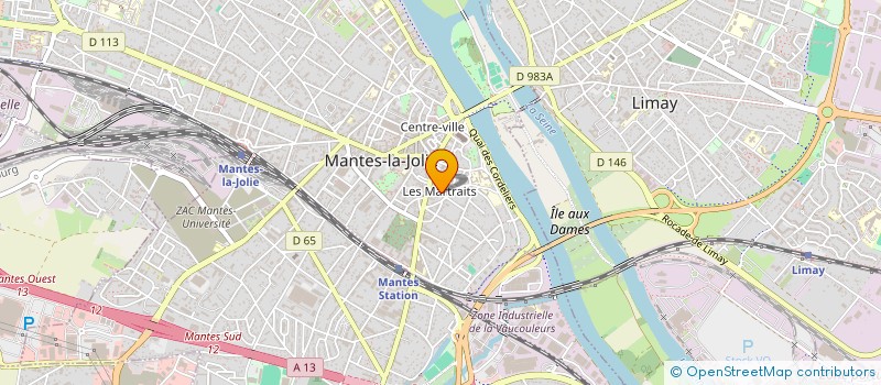 localisation de l'entreprise SCI LES CINQ  MANTES-LA-JOLIE