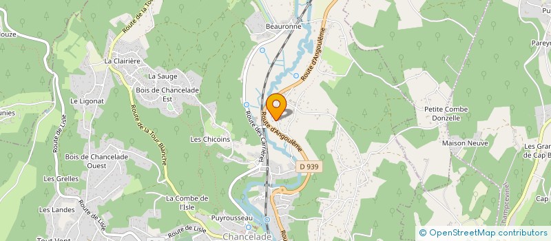 localisation de l'entreprise SCI LES CINQ  CHANCELADE