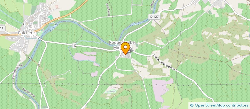 localisation de l'entreprise SCI LES CINQ CHENES  ROQUECOURBE-MINERVOIS