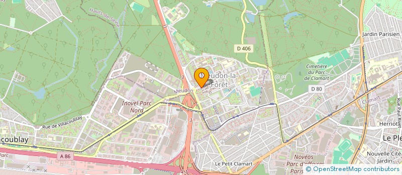 localisation de l'entreprise SCI LES CINQ GOSSES... ET PLUS à MEUDON