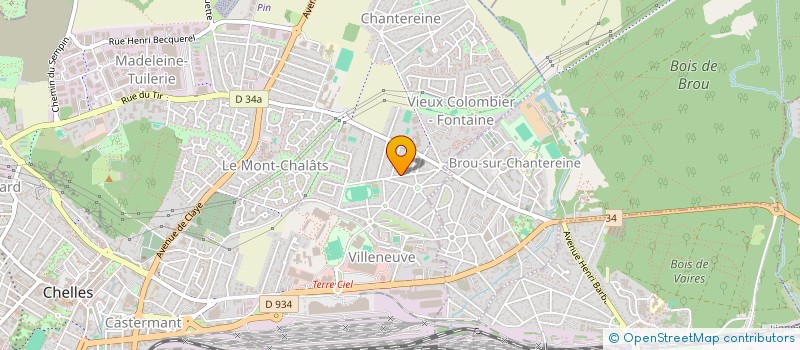 localisation de l'entreprise SCI LES CINQ LIONS  CHELLES