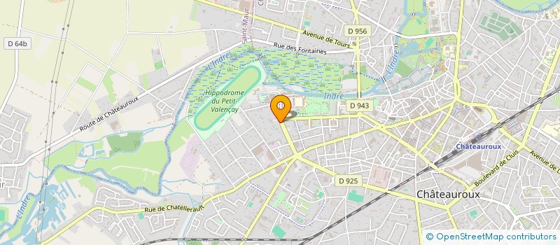 localisation de l'entreprise SCI LES CINQS TERRES à CHATEAUROUX