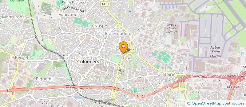 localisation de l'entreprise SCI LES CIREGELLES à COLOMIERS