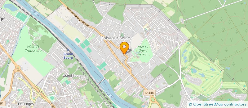localisation de l'entreprise SCI LES CISELEURS à SOISY-SUR-SEINE