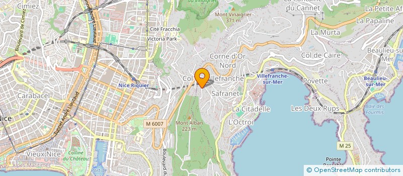 localisation de l'entreprise SCI LES CISTES à VILLEFRANCHE-SUR-MER