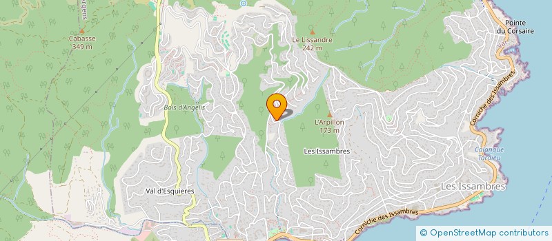 localisation de l'entreprise SCI LES CISTES  ROQUEBRUNE-SUR-ARGENS