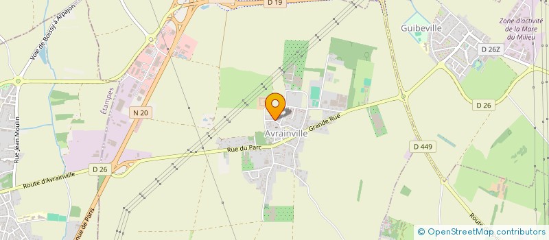 localisation de l'entreprise SCI LES CISTUDES  AVRAINVILLE