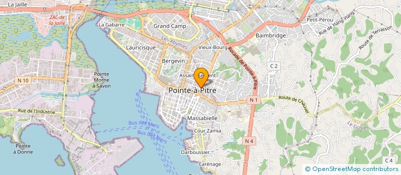 localisation de l'entreprise SCI LES CITES UNIES à POINTE A PITRE