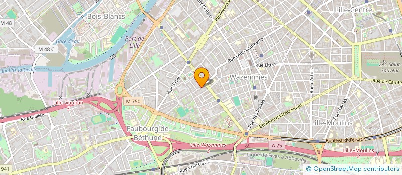 localisation de l'entreprise SCI LES CITRONNIERS à LILLE