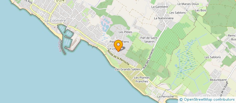 localisation de l'entreprise SCI LES CLAIRES à SAINT-PIERRE-D OLERON