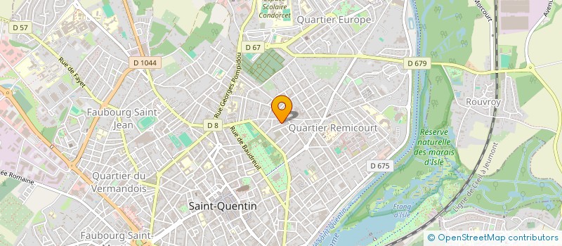 localisation de l'entreprise SCI LES CLAUDETTES à SAINT-QUENTIN