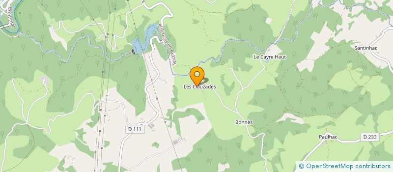 localisation de l'entreprise SCI LES CLAUZADES  SAINT-SYMPHORIEN-DE-THENIERES