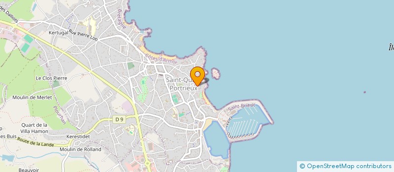 localisation de l'entreprise SCI LES CLAVELINES  SAINT-QUAY-PORTRIEUX