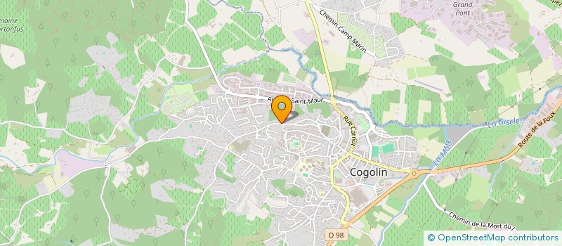 localisation de l'entreprise SCI LES CLAVIERS à COGOLIN
