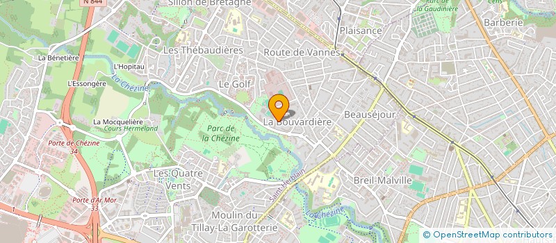 localisation de l'entreprise SCI LES CLAYES SOUS BOIS  SAINT-HERBLAIN