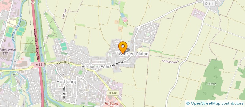 localisation de l'entreprise SCI LES CLEFS DE WIHR  HORBOURG-WIHR