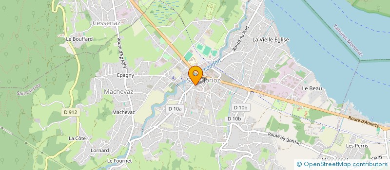 localisation de l'entreprise SCI LES CLEMATITES à SAINT-JORIOZ