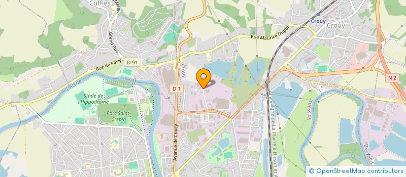 localisation de l'entreprise SCI LES CLEMENCINS  CROUY