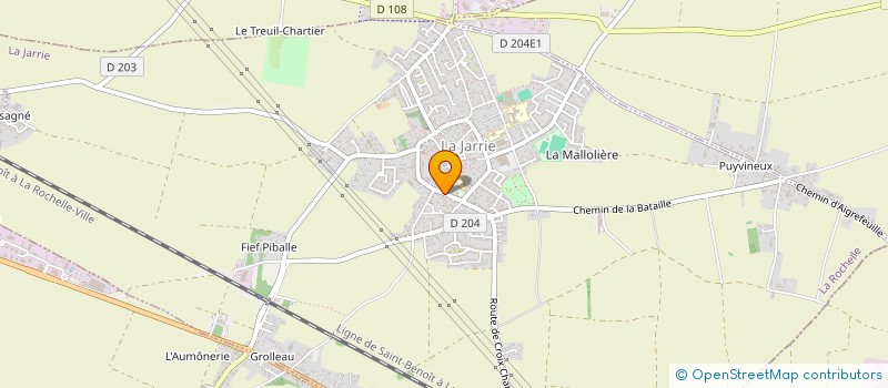 localisation de l'entreprise SCI LES CLEMENTINES  LA JARRIE