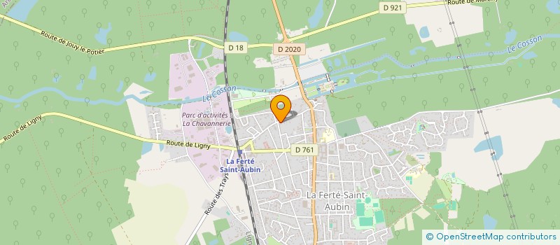 localisation de l'entreprise SCI LES CLEMENTINES  LA FERTE-SAINT-AUBIN