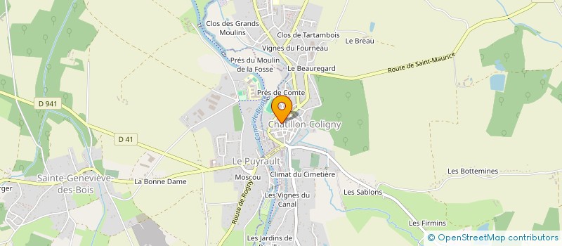 localisation de l'entreprise SCI LES CLES à LA BUSSIERE