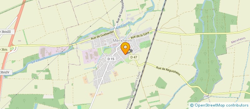 localisation de l'entreprise SCI LES CLES DE CYLT  MERXHEIM