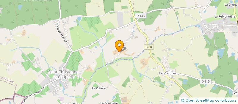 localisation de l'entreprise SCI LES CLES DU BATI  OREE D ANJOU