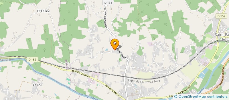 localisation de l'entreprise SCI LES CLES DU MAIL  SAINT-PANTALEON-DE-LARCHE