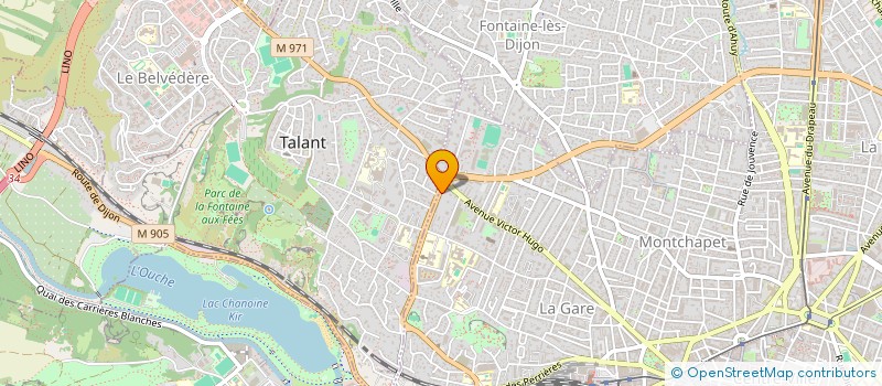 localisation de l'entreprise SCI LES CLOMIERS à DIJON