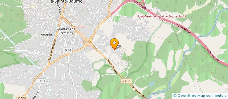 localisation de l'entreprise SCI LES CLOS  SEILLONS SOURCE D'ARGENS