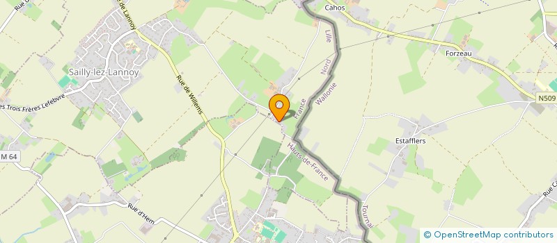 localisation de l'entreprise SCI LES CLOS  SAILLY-LEZ-LANNOY