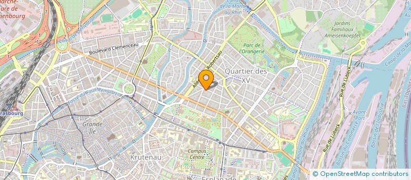 localisation de l'entreprise SCI LES CLOS  STRASBOURG