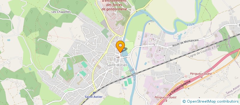 localisation de l'entreprise SCI LES CLOS DE L'EST  SAINT-ASTIER