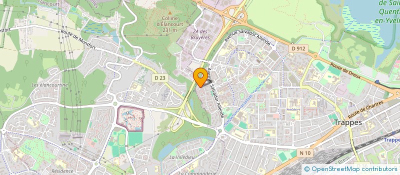 localisation de l'entreprise SCI LES CLOS DE NERUDA  TRAPPES