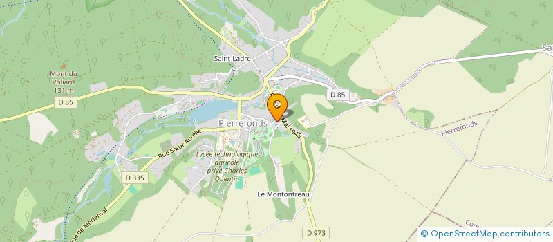 localisation de l'entreprise SCI LES CLOS DE NOTRE DAME  PIERREFONDS