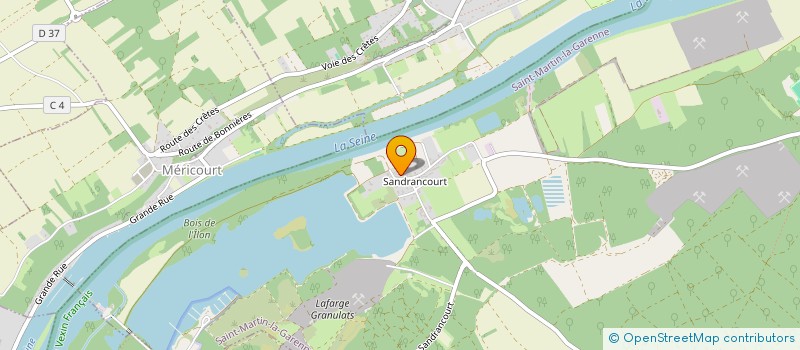 localisation de l'entreprise SCI LES CLOS DES BAILLIS  SAINT-MARTIN-LA-GARENNE