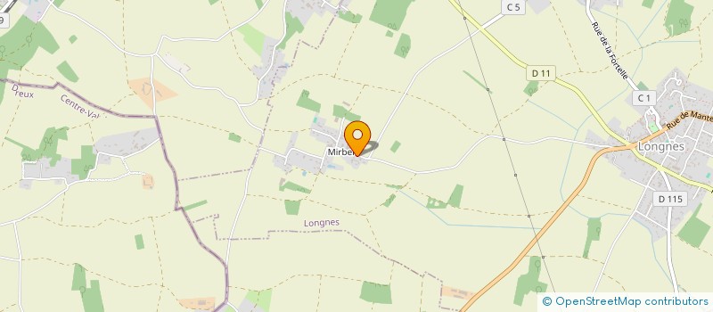 localisation de l'entreprise SCI LES CLOS DES COQUILLES  LONGNES