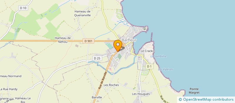 localisation de l'entreprise SCI LES CLOS DU COTENTIN à BARFLEUR