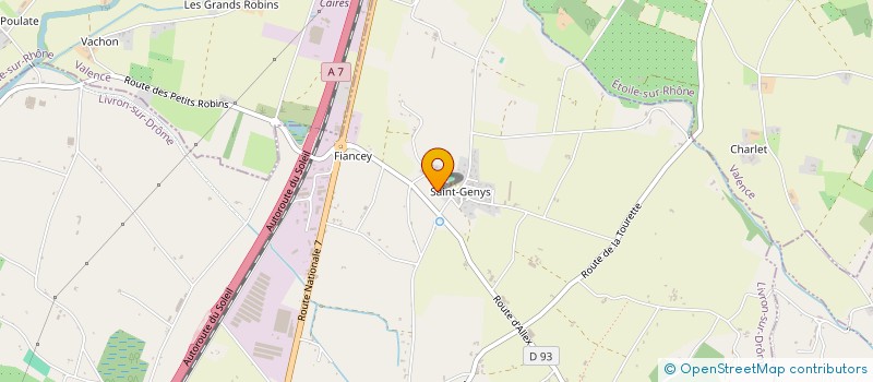 localisation de l'entreprise SCI LES CLOS DU VAL DE DROME  LIVRON-SUR-DROME